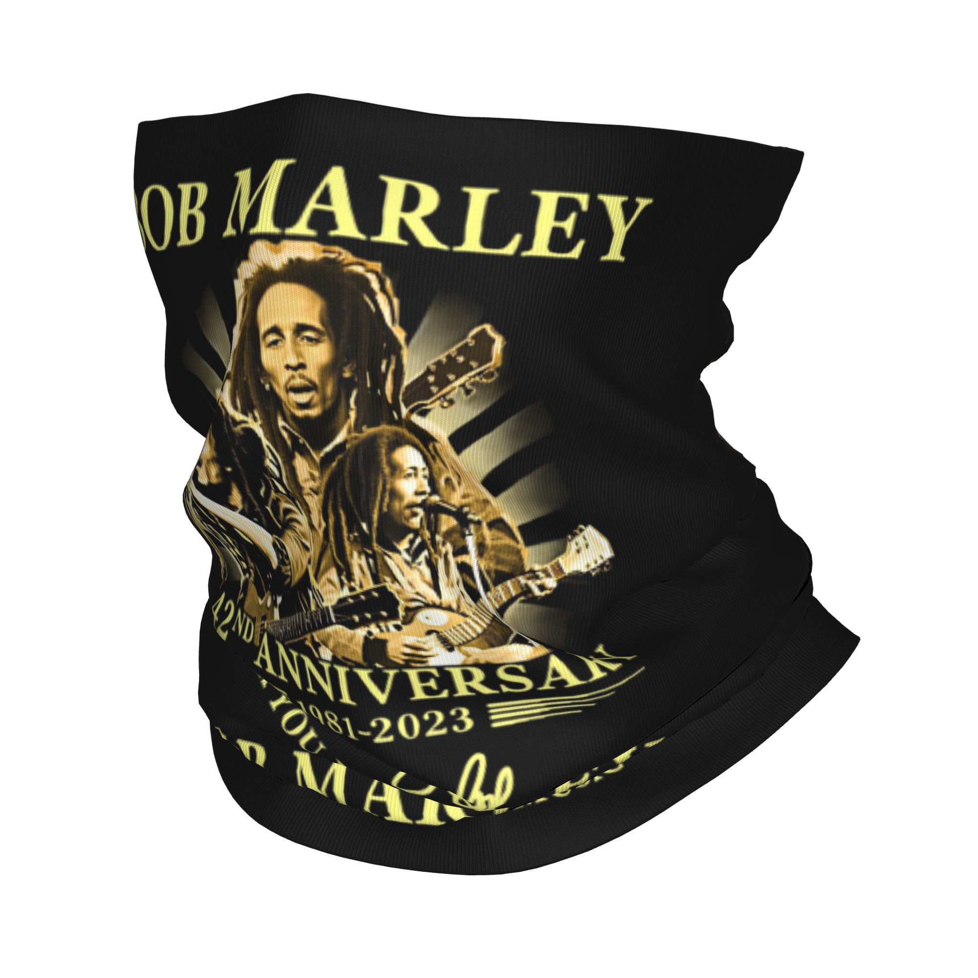 Neck Gaiter Fleece - Aangepaste Jamaica zanger Reggae Rock Bob
