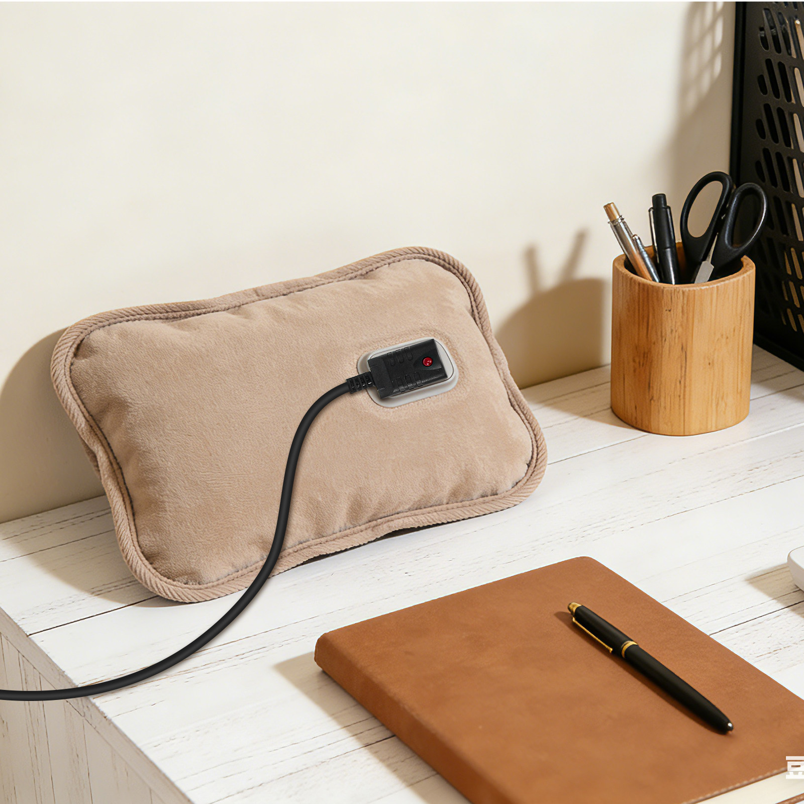 Hand Warmer Electric - Draagbare warmwaterzak met kabel, stabiel PP-kopermateriaal,