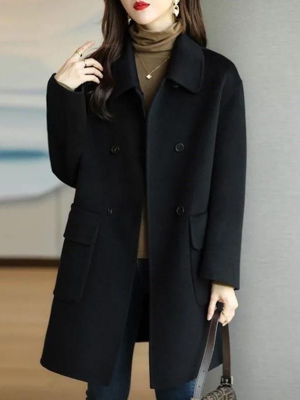 Stijlvolle wollen jas van gemi - Wool Coat Peacoat recensie en prijs