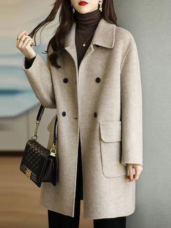 Stijlvolle wollen jas van gemi - Wool Coat Peacoat recensie en prijs