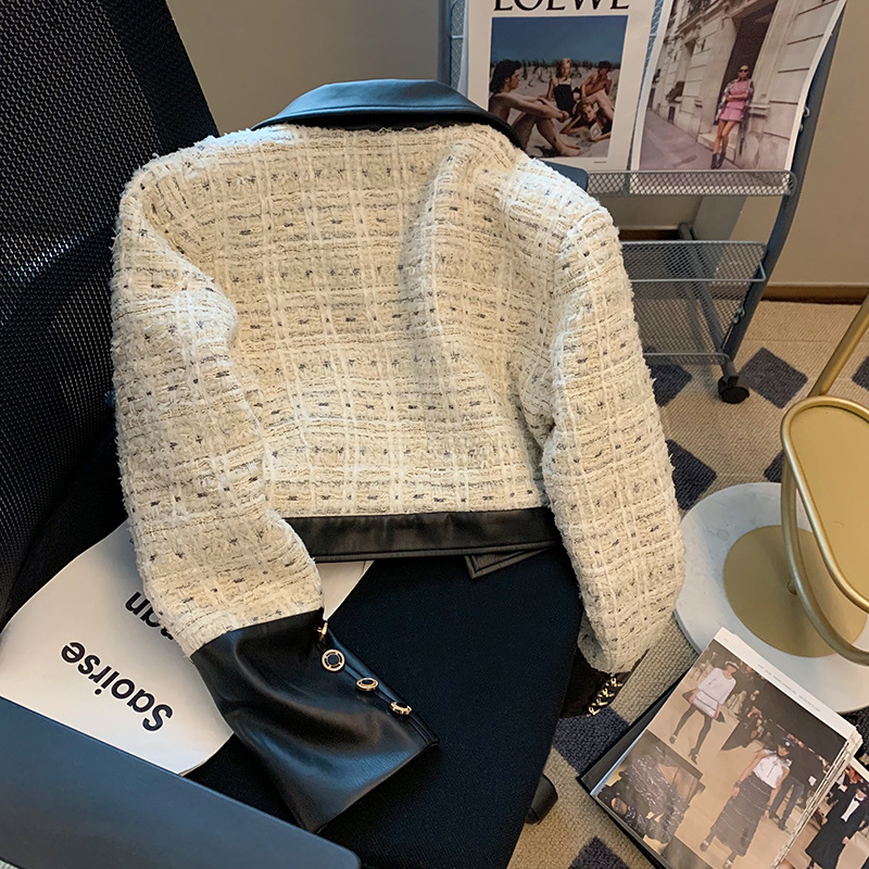 Contrasterende stiksels Tweed  - Wool Coat Peacoat recensie en prijs