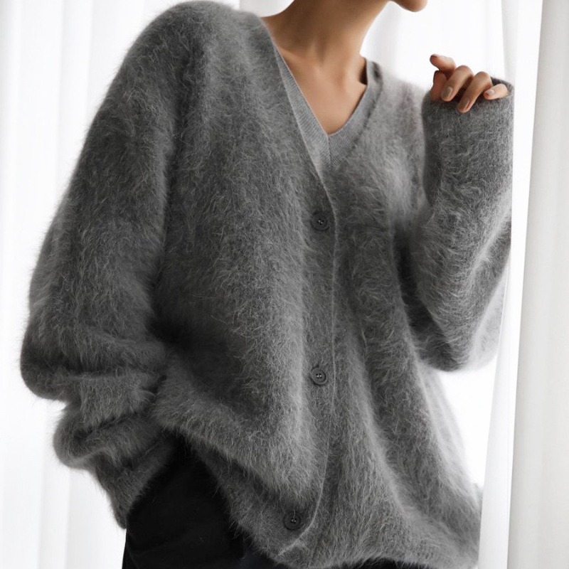 Dames, zachte gebreide cardiga - Wool Coat Peacoat recensie en prijs
