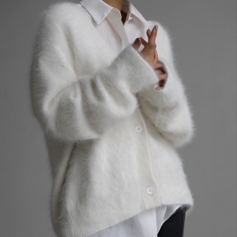 Dames, zachte gebreide cardiga - Wool Coat Peacoat recensie en prijs
