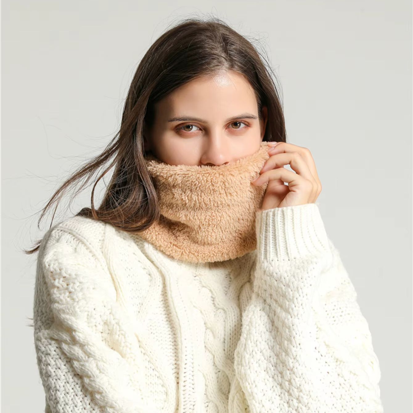 Casual koraalfleece nekwarmer, - Neck Gaiter Fleece recensie en prijs