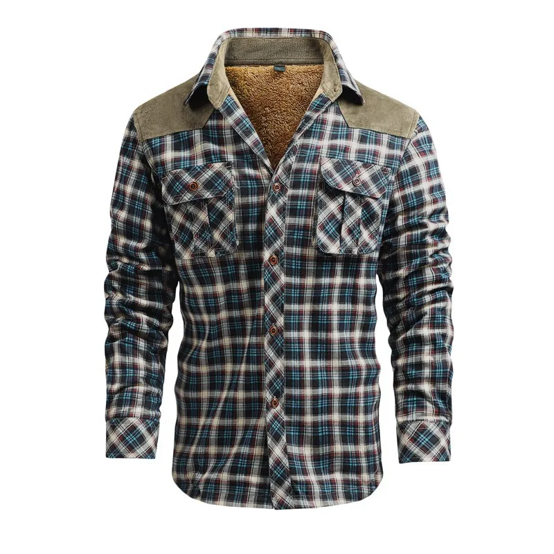Mannen Winter Casual Shirts Ja - Flannel Shirt Lined recensie en prijs