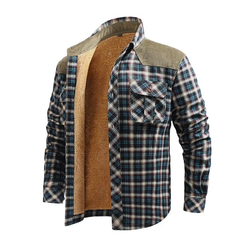Mannen Winter Casual Shirts Ja - Flannel Shirt Lined recensie en prijs